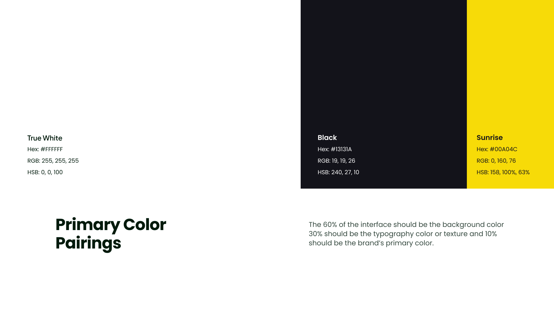 Incremental — final brand color direction