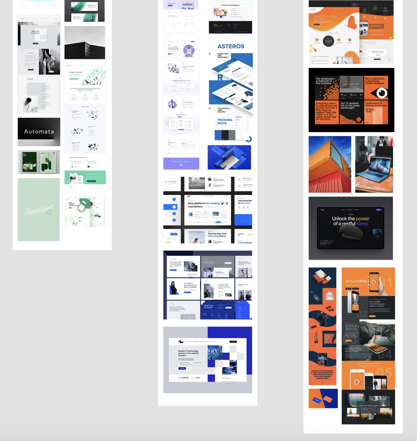 Incremental — UI/UX moodboarding exploration reference 2