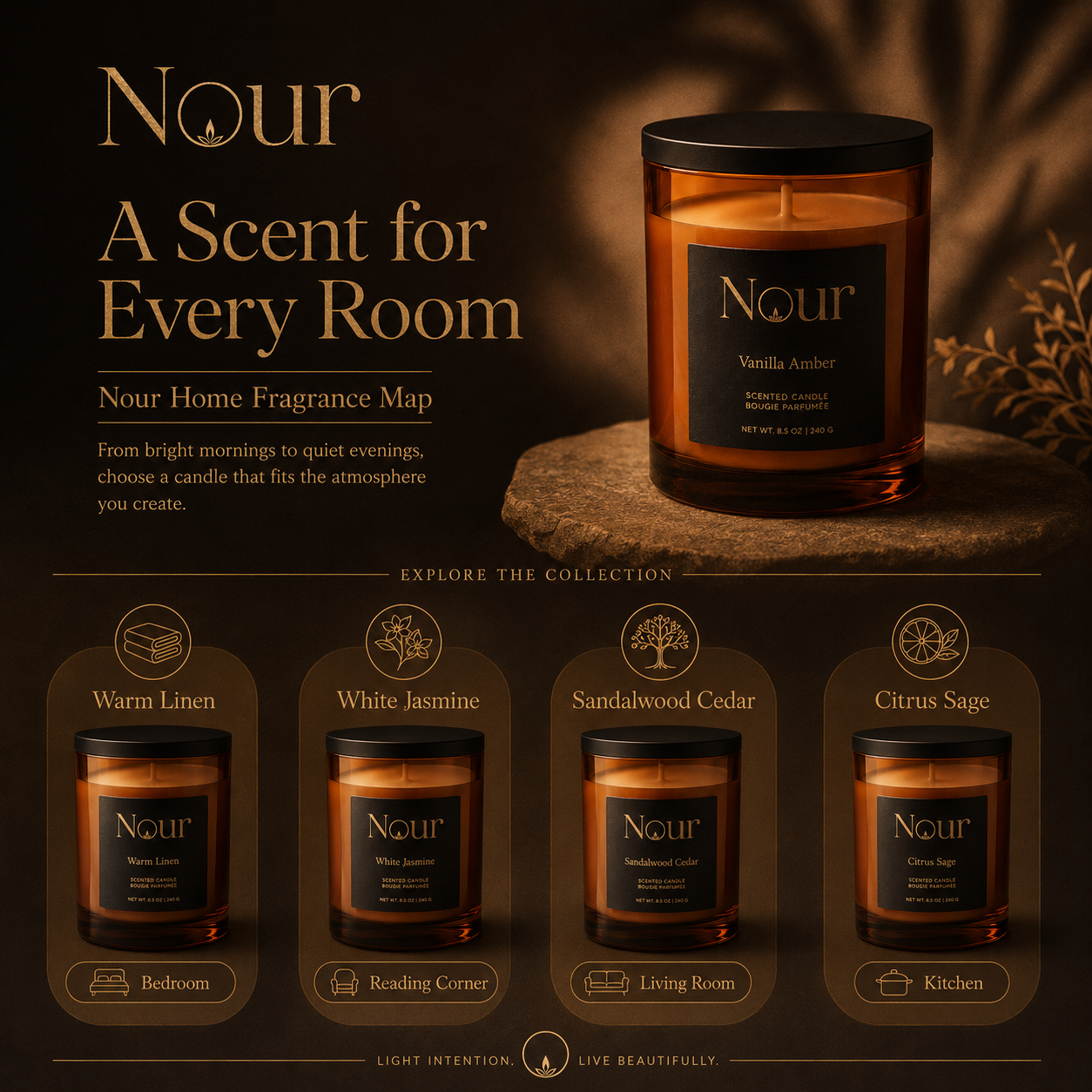 Nour — Square Digital Poster