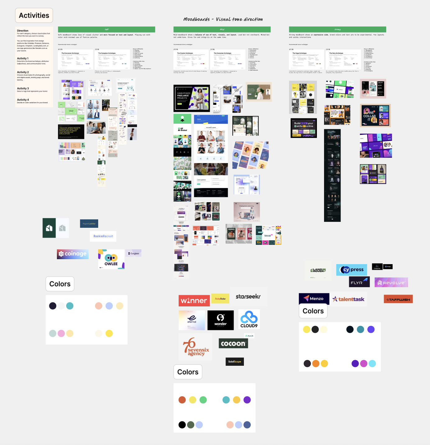 StarSeekr — brand design exploration reference 2