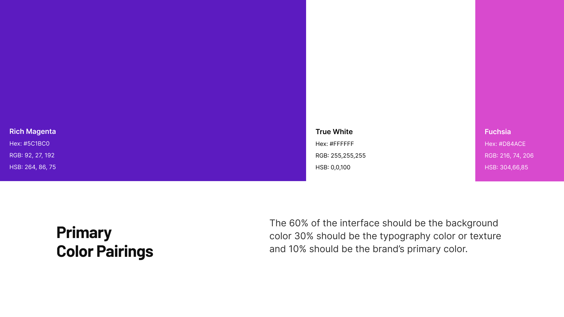 StarSeekr — final brand color pairings