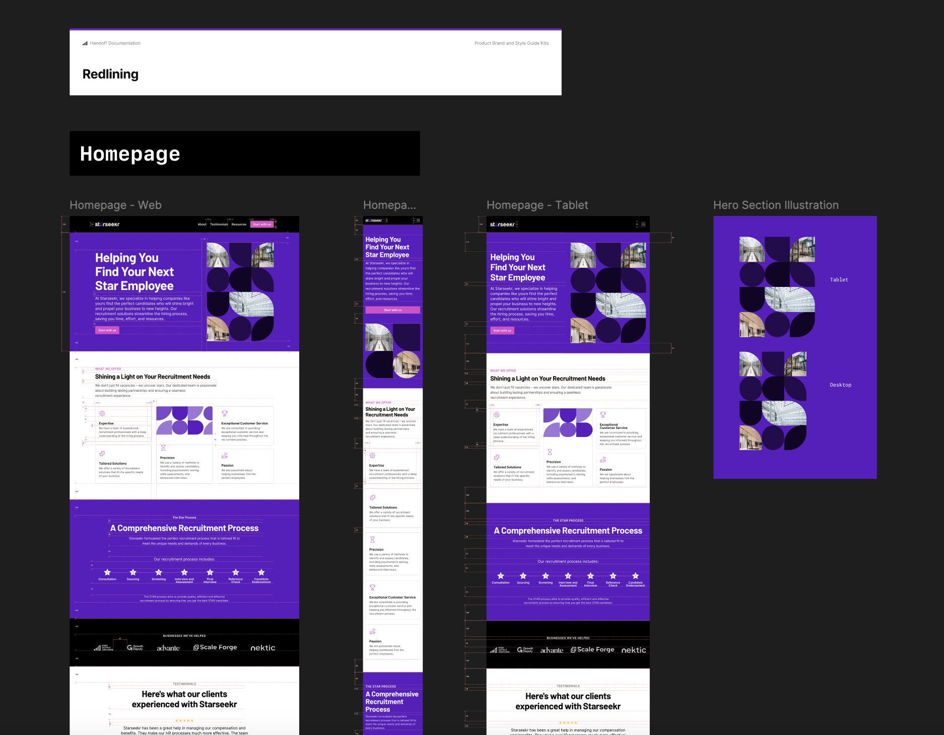 StarSeekr — redlining and handoff reference 1