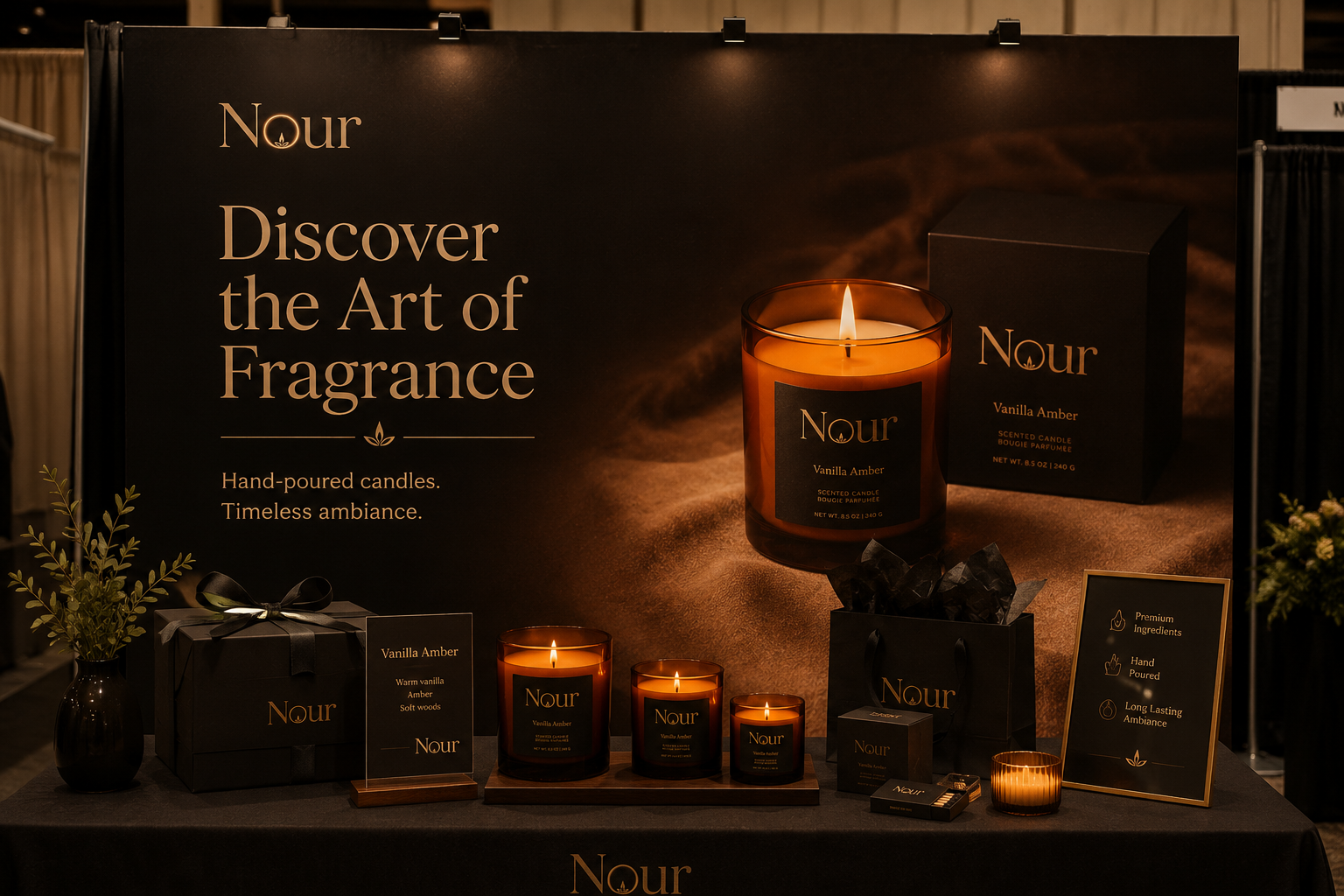 Nour — Event Booth Banner