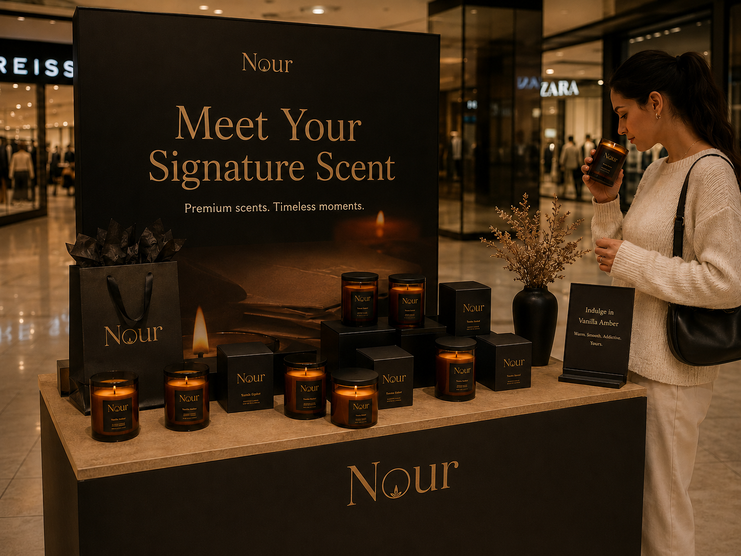 Nour — Mall Promotional Display