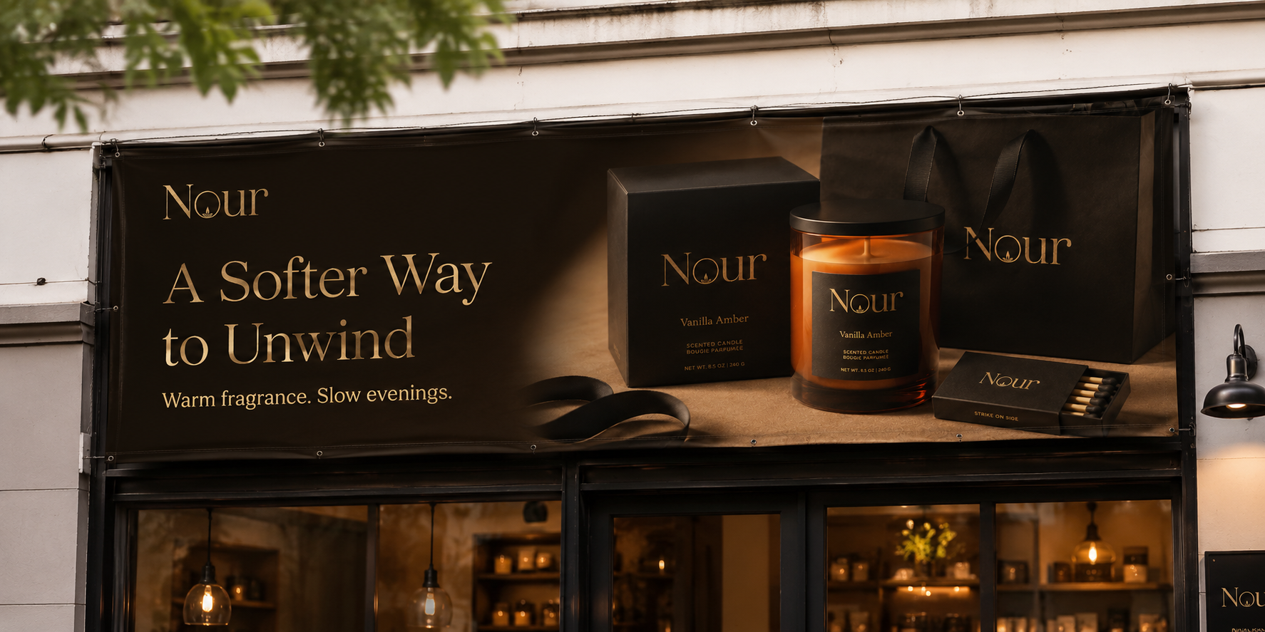 Nour — Storefront Tarpaulin